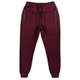 thumbnail image 5 of CHEEREAM Mens Jogger Gym Sweatpants Athletic Jogger Workout Pants for Men Running Track Pants with Zipper Pockets Wine XL, 5 of 9