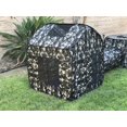 thumbnail image 6 of G3Elite Kids Play Tent, Childs 3 Piece Foldable Pop Up Indoor/Outdoor Vehicle, Tunnel & Tent with Carry/Storage Bag (Black, Grey & White Camo), 6 of 8
