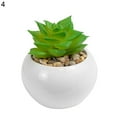 thumbnail image 2 of Shenmeida Artificial Succulent Plants in Pots Fake Small Greenery Potted Succulent Plants for Shelf Bathroom Office Desk Table Centerpiece Kitchen Window Sill Decor, 2 of 7