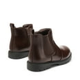 thumbnail image 3 of Dream Pairs Girls Side Zipper Chelsea Ankel Boots Little Kid/Big Kid SDBO2219K BROWN/PU Size 13, 3 of 5
