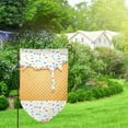 thumbnail image 2 of Wukai White Ice Cream Print Garden Flag 12.5x18 Inch Double Sided Sun-resistant Rain-resistant, Wrinkle-resistant Colorfast(Only Flag), 2 of 7