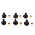 thumbnail image 4 of 6 Pieces Glass Bottles Bottle Tags Wish Tags , Black, as described, 4 of 7