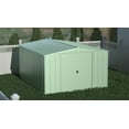 thumbnail image 1 of Arrow Classic Steel Storage Shed, 10x12, Sage Green, 1 of 8