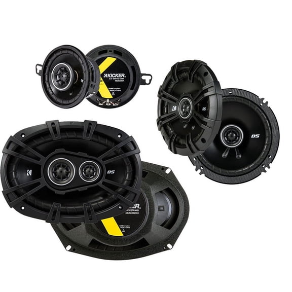 Fits Lincoln Continental 1982-1984 Speaker Replacement Kicker DS Series Package