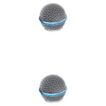 thumbnail image 4 of Methold Rejilla de micrófono de repuesto Cabezal de micrófono inalámbrico con cable profesional portátil Tipo 2 2piezas, 4 of 6