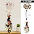 thumbnail image 4 of 3D Puzzle Vase Unique Flower Vase for Adults Made by 160 Curved Plastic Puzzle Pieces, Vases for Flower Home and Office Decor, 4 of 10