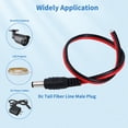 thumbnail image 3 of CENTROPOWER 40 Pcs DC Power Cable 5A 12v DC Power Plug Cord Male Connectors 2.1mm x 5.5mm, DC Pigtail Adapter Plug Socket Wire?for CCTV Security Camer, 3 of 6