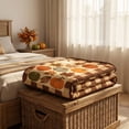 thumbnail image 6 of SHENGXINY Halloween Throw Blanket Decorations Indoor,Cottage Autumn Flannel Blanket for Office Lightweight Warm Rest Blanket, 6 of 8