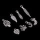 thumbnail image 4 of 100 Piezas Colgante De Aleación Para Collares, Pulseras, Aretes, Tobilleras, Accesorios Para Cabello, 4 of 9