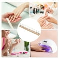 thumbnail image 5 of Unique Bargains 1 Set Wavy Nail Display Stand for Nail DIY Silver Tone, 5 of 6