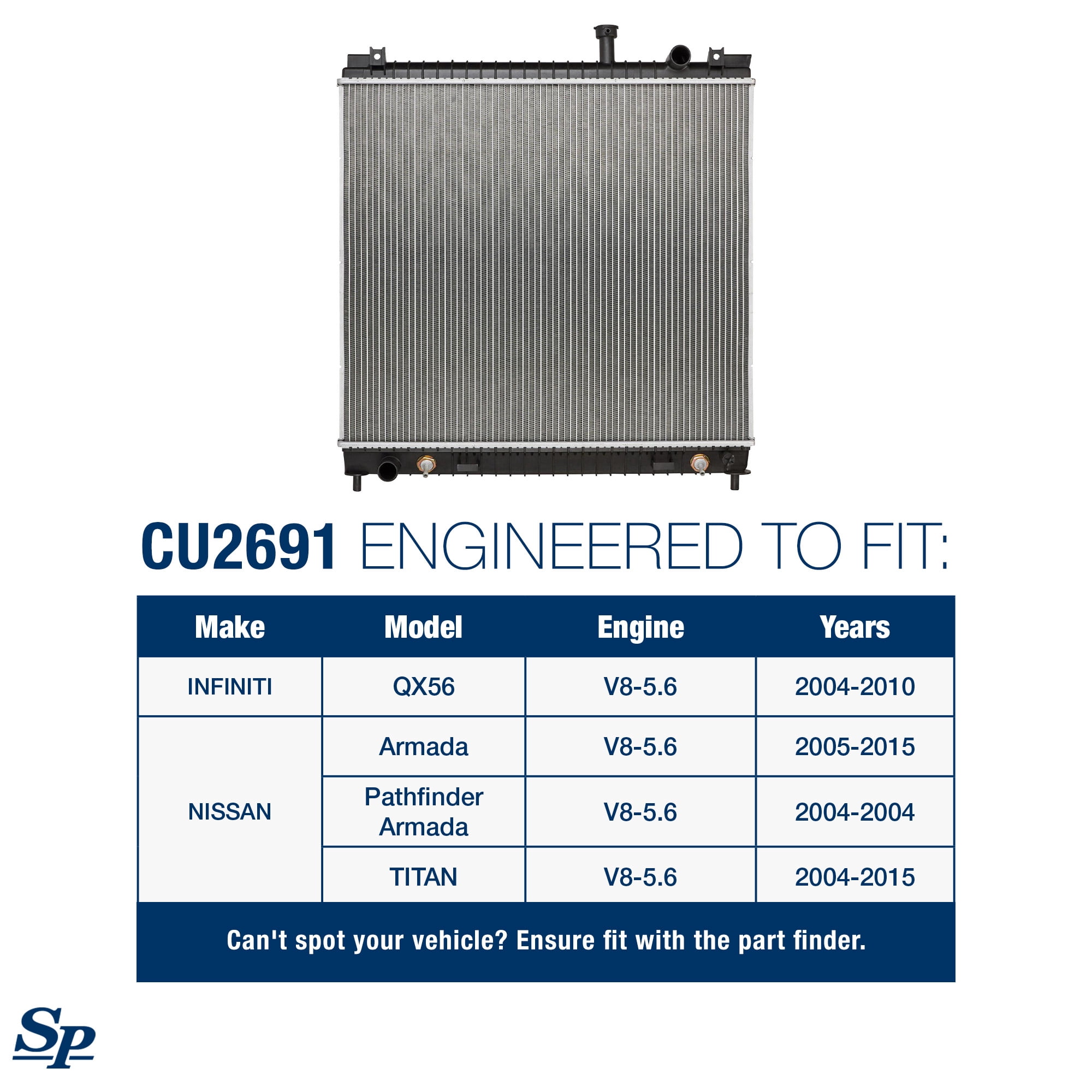 Spectra Premium CU2691 Automotive Radiator