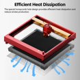 thumbnail image 3 of Cama láser Honeycomb Unitak3D de 400 x 400 mm para XTool D1/D1 Pro/S9/S10/S30 Pro/Ray5, 3 of 9