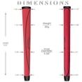 thumbnail image 3 of Lightweight and Comfortable Golf Grips Advanced Texture Control and High Feedback Golf Putter Grips TUK SC RD 1PC, 3 of 6