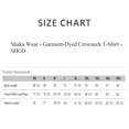 thumbnail image 3 of Shaka Wear Men's Garment-Dyed Crewneck T-Shirt, 100% USA Cotton T-Shirt Short Sleeve Assorted Bulk Tee Shirts (Dark Color 5 Pack, XL), 3 of 6