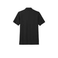 thumbnail image 4 of MERCER+METTLE Unisex Stretch Heavyweight Pique Polo | Short Sleeve Collared Shirt for Men & Women, Casual Work Top - Deep Black 3XL, 4 of 4