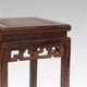 thumbnail image 4 of Jarrón Bonsai con pedestal cuadrado, soporte de madera for té, decoración for el hogar y la oficina., 4 of 7