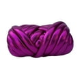 thumbnail image 3 of S SERENABLE Chunky Yarn Bulky Yarn Woven Crocheting Soft 500G Jumbo Tubular Yarn Tube Giant Yarn for Crochet Blanket Pillow Tapestry Hats Rose red, 3 of 8