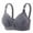 Dark Gray, variant on Women Daisy Bras Push Up No Underwire Spaghetti Straps Breathable Comfort Wire Free Everyday Bra Cozy Bralette Green Size 46