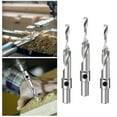 thumbnail image 2 of Woodworking Countersink Drill Bit Salad Drill Step Drill With Double Hole Opener For Cutting Drilling Slotting Drilling Pilot, 2 of 6