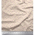 thumbnail image 1 of Soimoi Moss Georgette Fabric Berries & Artistic Floral Night Wear Print Fabric by The Yard 42 Inch Wide, 1 of 1