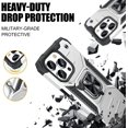 thumbnail image 3 of Ultra thin soft cushioning protector for iPhone 12promax, heavy duty protection and annular support protector（Silver）, 3 of 5