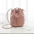 thumbnail image 1 of Female Cute Bag Shoulder Messenger Bag Drawstring Bucket Bag Retro Wild Bag, 1 of 2