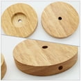 thumbnail image 4 of WRITWAA 2Pcs Lamp Wood Base Coffee Round for Graduations and Anniversaries 10X10X2CM, 4 of 8