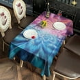 thumbnail image 2 of Colorful Burst Pattern Rectangle Tablecloth 60"x102",Waterproof Polyester Rectangle Table Cloth, Wipeable Spillproof Polyester Tablecloth for Dining, Camping, Indoor and Outdoor, 2 of 6