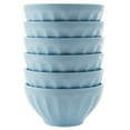 thumbnail image 2 of Kook Ceramic Cereal Bowls, Set of 6, 24 oz, Pale Blue, 2 of 5