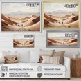 thumbnail image 4 of Designart "Dunes Saharan in Africa I" African American Floater Framed Canvas Wall Art, 4 of 7
