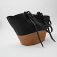 thumbnail image 2 of Straw Bag for Women, GMYLE Woven Straw Rattan Handbag Shoulder Crossbody Bag Tote Bucket Bag Large Capacity Fashion Spring Summer Travel Shopping Beach Picnic, Gift for Mother Wife Girlfriend (Black), 2 of 4