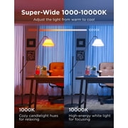 Govee 1600 Lumens Smart Light Bulbs, A21 LED Bulbs 100W Equivalent for Living Room, RGBWW Color Changing Light Bulbs Compatible with Matter, Alexa & SmartThings, CRI 90, E26 Base, 2.4GHz Only, 2-Pack