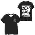 thumbnail image 2 of RTKFRFLM Stylish Boys' Graphic T-Shirt Short Sleeve Crewneck Casual Summer Tee Top with Modern Letter Design Soft Cotton for All-Day Comfort Wardrobe Piece for Youths Ages 4-14, 2 of 5