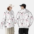 thumbnail image 5 of Picia Cute Poodle Dog Women's Men's UPF 50+ Sun Protection Hoodie Shirt Long Sleeve SPF Fishing Outdoor UV Hiking Lightweight Shirts-Small, 5 of 9
