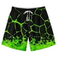 thumbnail image 3 of Cethrio Boys Shorts with Pockets, Athletic 2025 Drawstring Casual Summer Shorts Green Size 11-12 T, 3 of 7