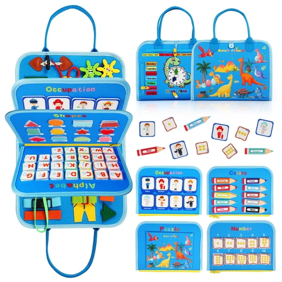 Busy Board Quiet Flower para niños pequeños de 1 a 3 años