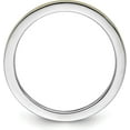 thumbnail image 2 of Solid Sterling Silver Stackable Expressions Yellow Enameled 1.7mm Ring - Ring Size 5.0, 2 of 7