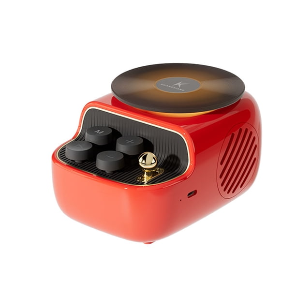 Matsuzay Difusor de aromas Altavoz Bluetooth Para altavoz portátil Bluetooth multifuncional Altavoces Bluetooth Cables de audio/vídeo rojo