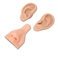 thumbnail image 2 of Nose and Ear Model, Soft Silicone  Model, Reusable Body  Practice Model for  Suture, 3D Educational Simulation Props, 2 of 8