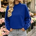 thumbnail image 2 of Enjoytime Sweatshirts for Women Mock Neck Long Sleeve Pullover Sweatshirts Fall Winter Fashion Casual Plus Size Clothes, 2 of 8