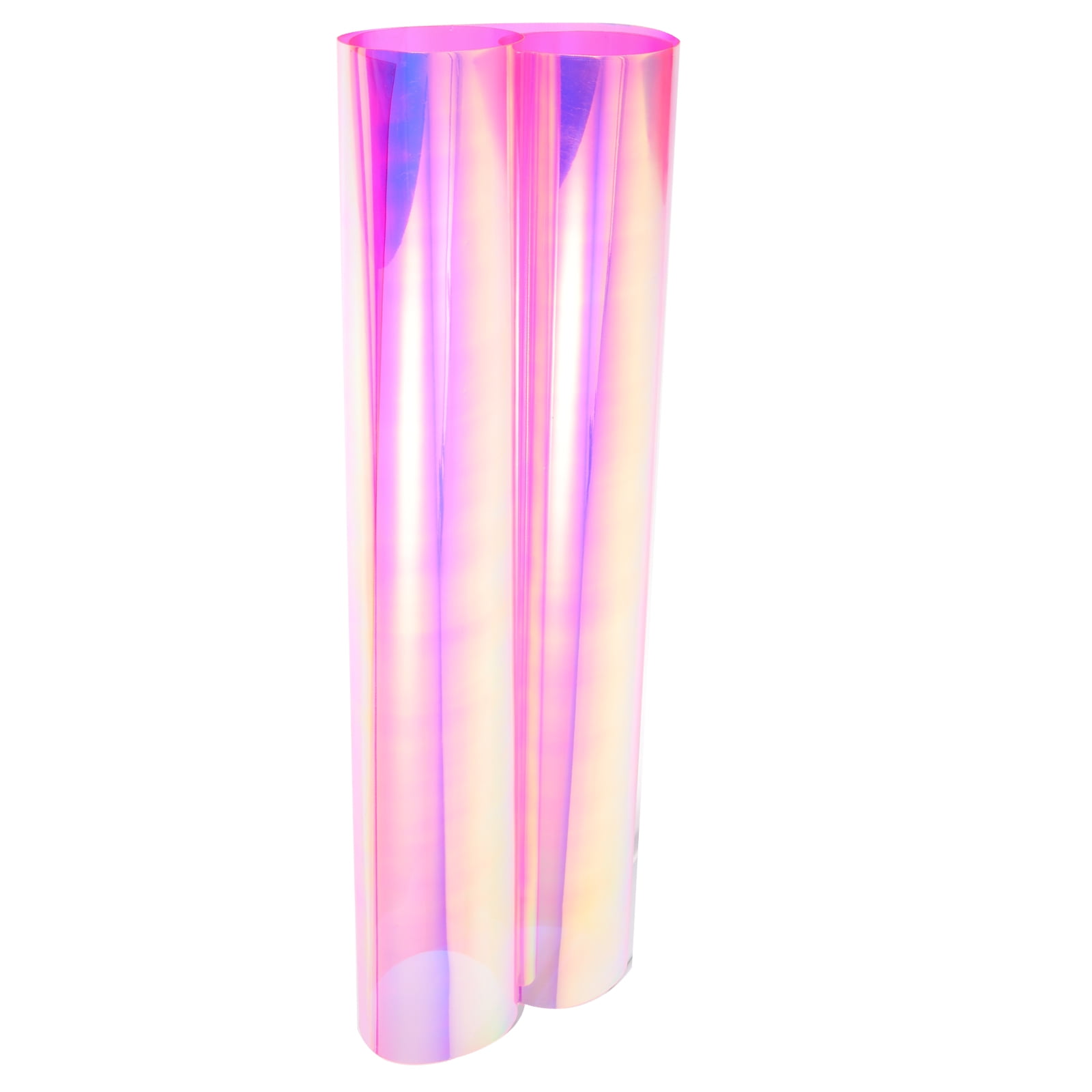 Masteelf 3 Sheets  of DIY Iridescent Film Fabric Decorative Fabric Simple Sewing Costume Materials