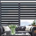 thumbnail image 2 of Cordless Zebra Blinds Roller Shades for Window-Dual Layer Sheer Blinds Light Control with Valance Day Night Privacy Light Filtering Fabric ; W x ; H (W.xHcm), 2 of 8