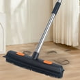 thumbnail image 1 of Brosse de Nettoyage en Acier Inoxydable Brosse à Récurer Brosse à Long Manche Brosse à Tapis, 1 of 9