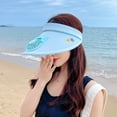 thumbnail image 7 of Holloyiver Summer Sun Protection Fashion USB Charging Fan Cap Empty Top Hat Retractable Elastic Cord Outdoor Sun-hat, 7 of 7