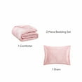 thumbnail image 3 of Paris Hilton 2-Piece Cordelia Satin Pink Comforter Set, Twin/Twin XL, 3 of 11