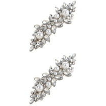 2 Count Good Quality Barrette Rhinestone Clip Hair for Thin