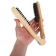 thumbnail image 3 of 1pc de madera en forma de madera cepillo para cabello en forma de madera V, 3 of 5