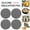 Gray-4PCS, variant on AEVXKHI 8-Pack Cotton Rope Trivets for Hot Dishes - 10-Inch Thick Heat-Resistant Pot Holders, Non-Slip Woven Table Mats for Kitchen Countertop, Pans, and Home Deco