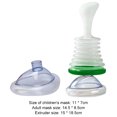 thumbnail image 3 of 1 juego de dispositivo de asfixia para niños adultos CPR Face Shield Cardiopulmonary Trainer JShteea Para Estrenar, 3 of 8