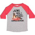 thumbnail image 3 of Inktastic A Girl Who Loves Her German Shepherd Boys or Girls Toddler T-Shirt, 3 of 5